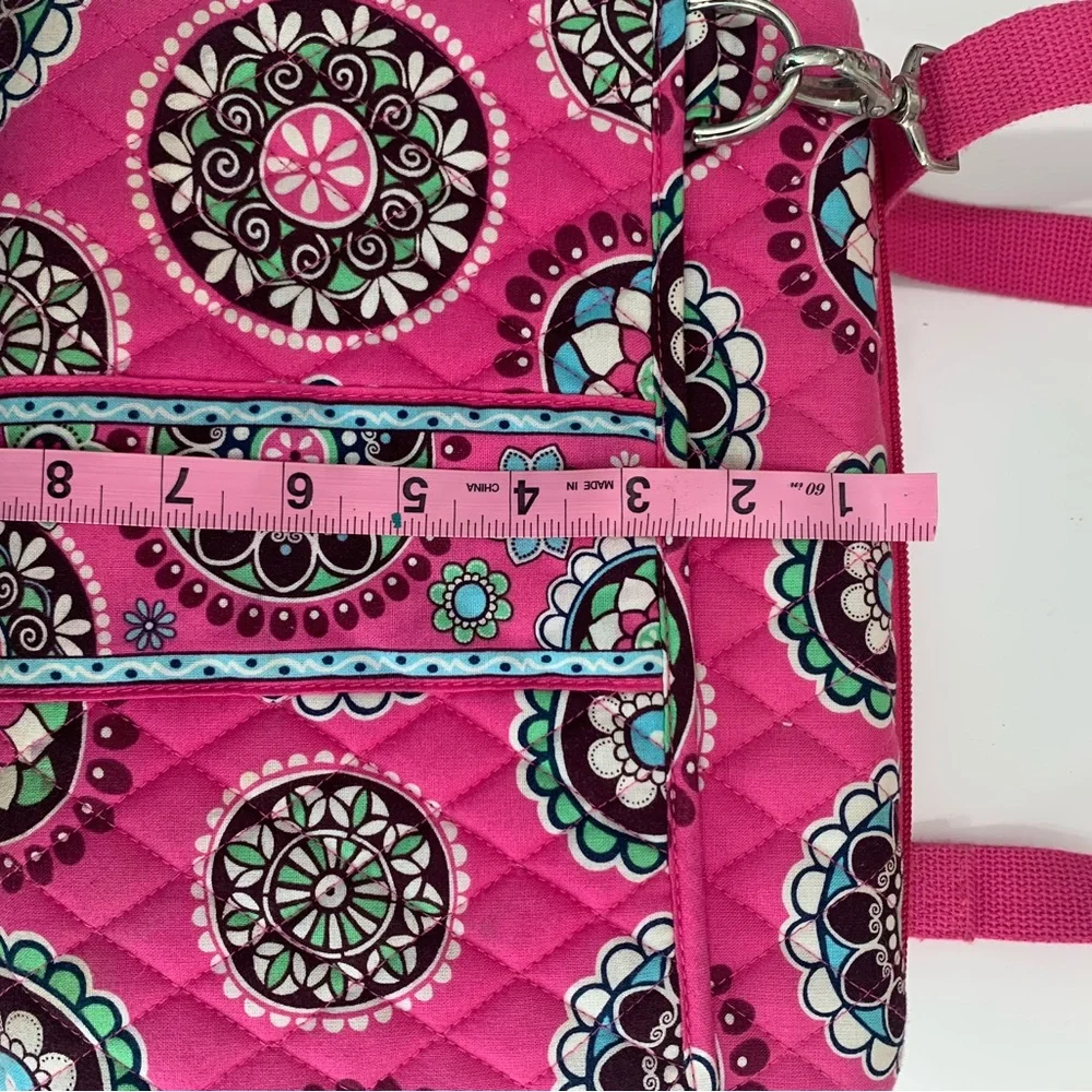 Vibrant Pink Quilted Women's Bag tech case pink cupcakes